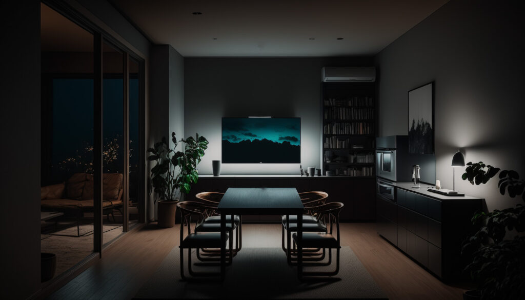 An ambient smart home lighting system.